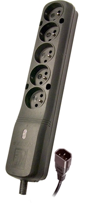 Изображение LESTAR LZ- 530 BW G-A K.:CZ 1,5M IEC320 power extension 1.5 m 5 AC outlet(s) Indoor Black