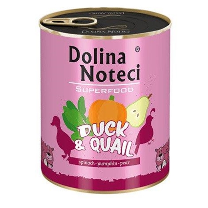 Изображение DOLINA NOTECI Superfood Duck with quail - Wet dog food - 800 g