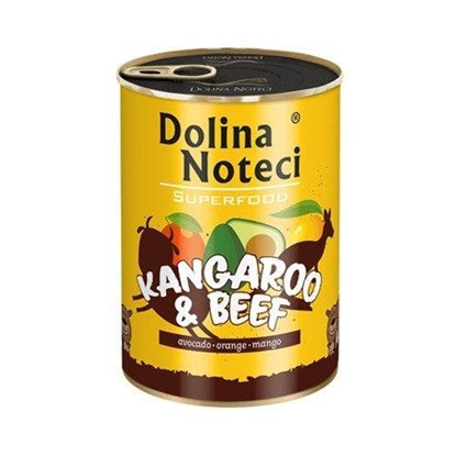 Attēls no DOLINA NOTECI Superfood Kangaroo with beef - Wet dog food - 800 g