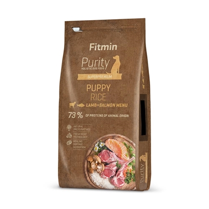 Изображение FITMIN Purity Rice Puppy Lamb with salmon - dry dog food - 2 kg