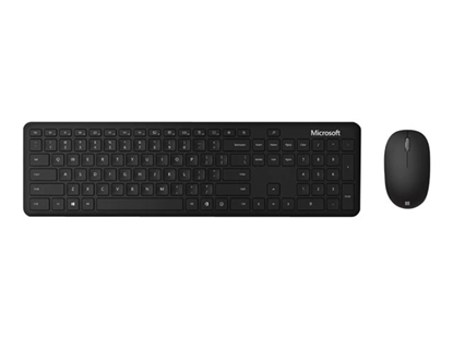 Picture of Microsoft | Keyboard and Mouse BG/Y | BLUETOOTH DESKTOP | Keyboard and Mouse Set | Wireless | Mouse included | Batteries included | EN | Bluetooth | Matte black | 461.6 g | Numeric keypad | Wireless connection