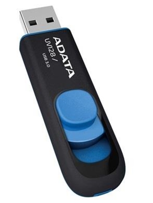 Attēls no ADATA 64GB DashDrive UV128 USB flash drive USB Type-A 3.2 Gen 1 (3.1 Gen 1) Black,Blue