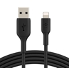 Picture of Belkin Lightning to USB-A Cable 15cm, PVC, black, mfi cert.