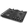 Picture of Gorenje | Hob | GW642AB | Gas | Number of burners/cooking zones 4 | Rotary knobs | Black