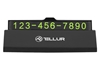 Picture of Tellur Temporary car parking phone number card black