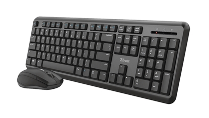Изображение Trust ODY keyboard Mouse included RF Wireless QZERTY English Black