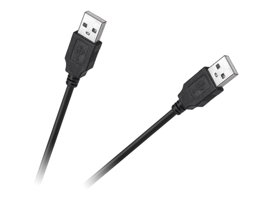 Picture of Kabel USB Cabletech USB-A - USB-A 1.5 m Czarny (KPO4012-1.5)