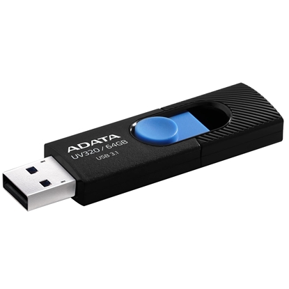 Изображение ADATA UV320 USB flash drive 64 GB USB Type-A 3.2 Gen 1 (3.1 Gen 1) Black, Blue