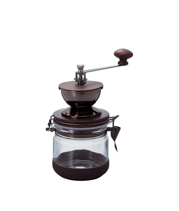 Picture of Hario CMHN-4 coffee grinder Black, Transparent, Wood