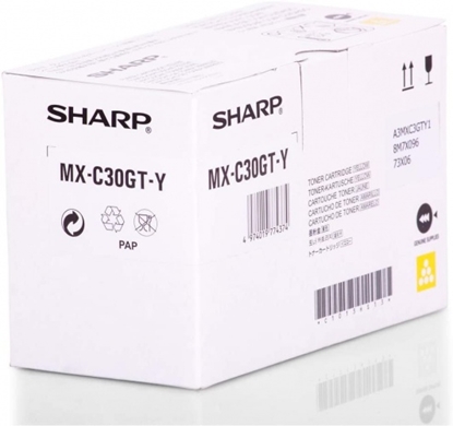 Attēls no Sharp MXC30GTY toner cartridge 1 pc(s) Original Yellow