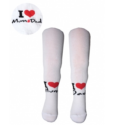 Picture of 68-74 cm zeķubikses kokvilna I LOVE MUM&DAD RA-40-MT-68-74