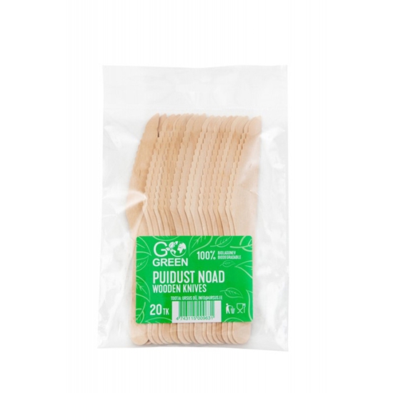 Picture of Vienreizliet. naži koka 20gab.