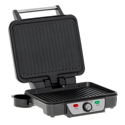 Attēls no Mesko | Grill | MS 3050 | Contact grill | 1800 W | Black/Stainless steel