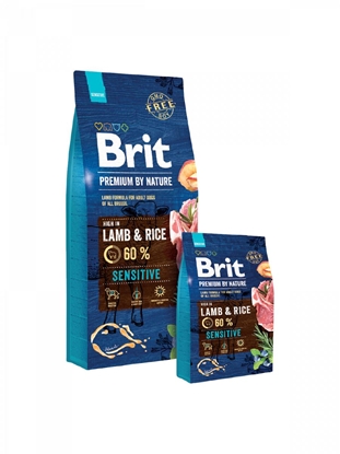 Изображение BRIT Premium by Nature Sensitive Lamb with rice - dry dog food - 3 kg