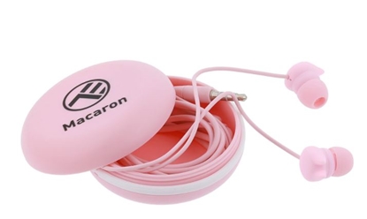Attēls no Tellur In-Ear Headset Macaron pink