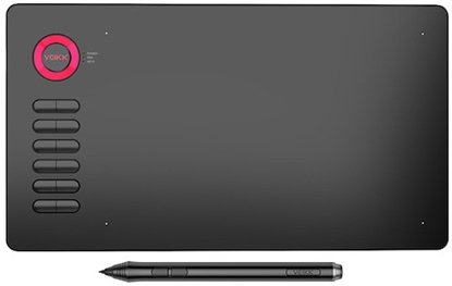 Picture of Veikk graphics tablet A15, red