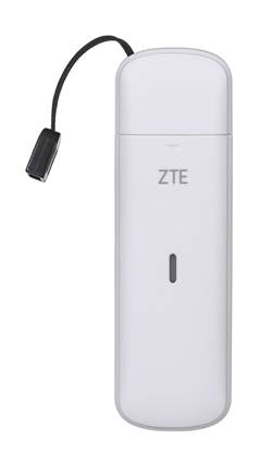 Attēls no Huawei ZTE MF833U1 Cellular network modem USB Stick (4G/LTE) 150Mbps White