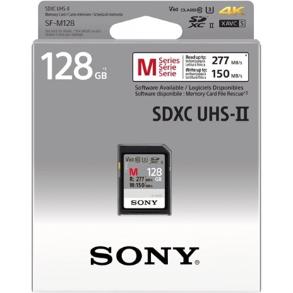 Attēls no Sony SFM128T.SYM memory card 128 GB SDXC UHS-II Class 10