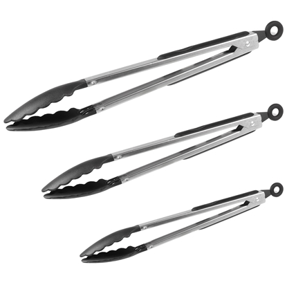 Picture of Stoneline | 3-part Cooking tongs set | 21242 | Kitchen tongs | 3 pc(s) | Stainless steel