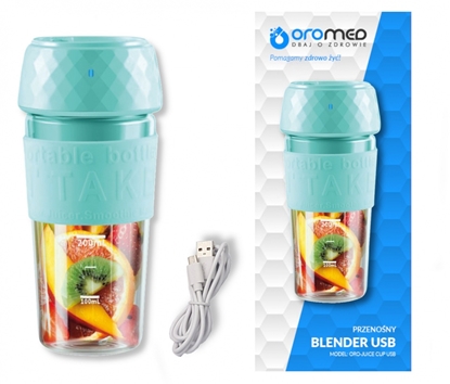 Picture of Blender ręczny ORO-JUICER CUP Miętowy 