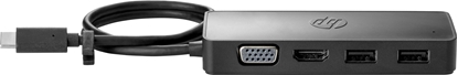 Picture of HP USB-C Travel Hub G2 w/o AC Adapter - 1x USB-C(75W), 1x HDMI (4K@30Hz), 1x VGA, 2x USB 3.0
