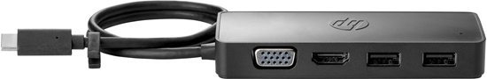 Picture of HP USB-C Travel Hub G2 w/o AC Adapter - 1x USB-C(75W), 1x HDMI (4K@30Hz), 1x VGA, 2x USB 3.0