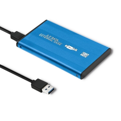 Attēls no Obudowa na dysk HDD/SSD 2.5 cala SATA3 | USB 3.0 | Niebieska
