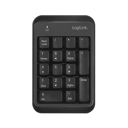 Attēls no LogiLink Keypad Bluetooth, mit 17 Tasten, V5.1, schwarz