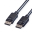 Picture of ROLINE DisplayPort v1.2 Cable, TPE, DP-DP, M/M, black, 1 m