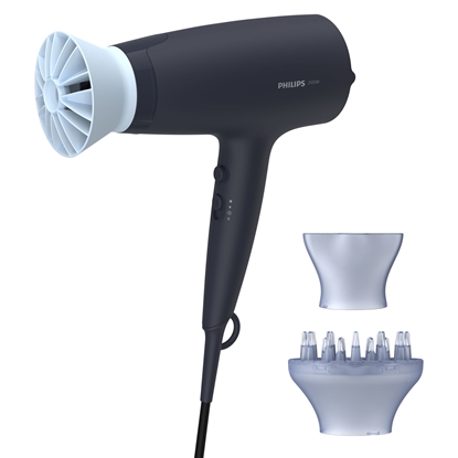 Picture of Philips 3000 series Hairdryer BHD360/20, 2100W, 6 heat and speed settings, Advanced ionizing care, ThermoProtect