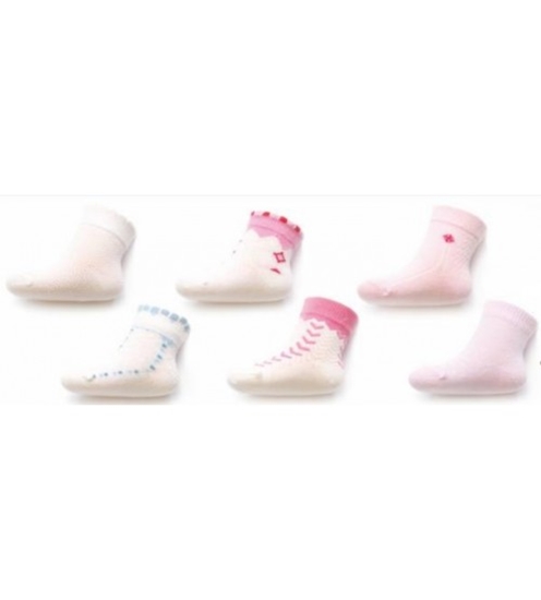 Picture of 6-12 mēn. (11-12 cm, apavu izm.18-20) zeķes kokvilna dažādas SKA-M