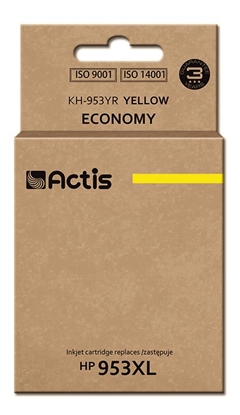 Attēls no Actis KH-953YR ink (replacement for HP 953XL F6U18AE; Premium; 25 ml; yellow)