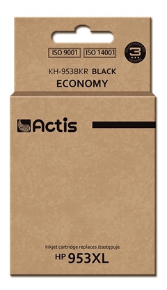 Attēls no Actis KH-953BKR ink (replacement for HP 953XL L0S70AE; Standard; 50 ml; black)- New Chip