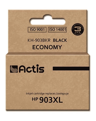 Picture of Actis KH-903BKR Ink (replacement for HP 903XL T6M15AE; Standard; 30 ml; black) - New Chip