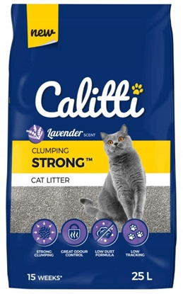 Pilt Calitti Strong Lavender - Bentonite litter 25 l