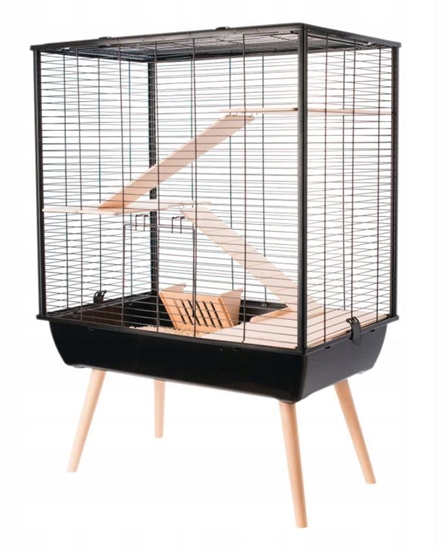 Изображение Zolux Cage Neo Cozy Large Rodents H80, black color