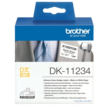 Attēls no Brother DK-11234 printer label White Self-adhesive printer label
