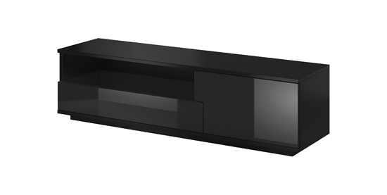 Picture of Cama TV cabinet MUZA 138/40/41 black/black gloss