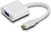 Изображение Adapter AV MicroConnect HDMI Mini  - D-Sub (VGA) biały (HDMIVGA)