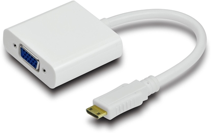 Picture of Adapter AV MicroConnect HDMI Mini  - D-Sub (VGA) biay (HDMIVGA)