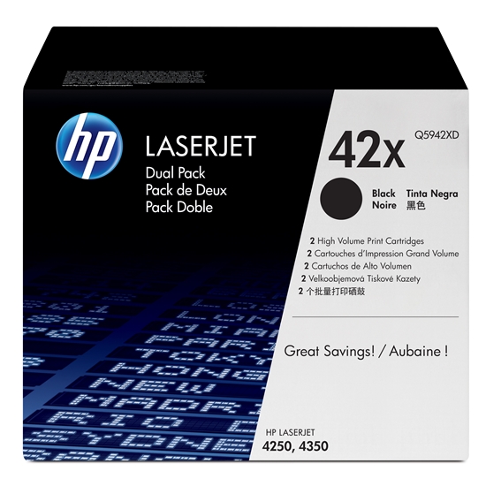 Изображение Toner HP 42XD Black Orygina  (Q5942XD)