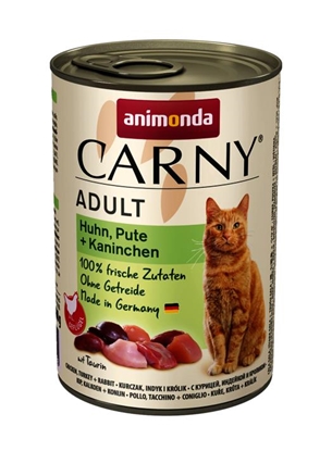 Attēls no ANIMONDA Carny Adult flavour: chicken. turkey. rabbit - wet cat food - 200 g