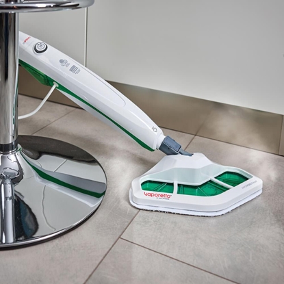 Picture of Polti Steam mop PTEU0272 Vaporetto SV400_Hygiene Power 1500 W, Water tank capacity 0.3 L, White/Green