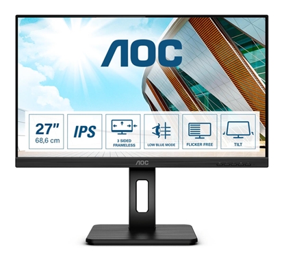 Picture of AOC 27P2Q LED display 68.6 cm (27") 1920 x 1080 pixels Full HD Black
