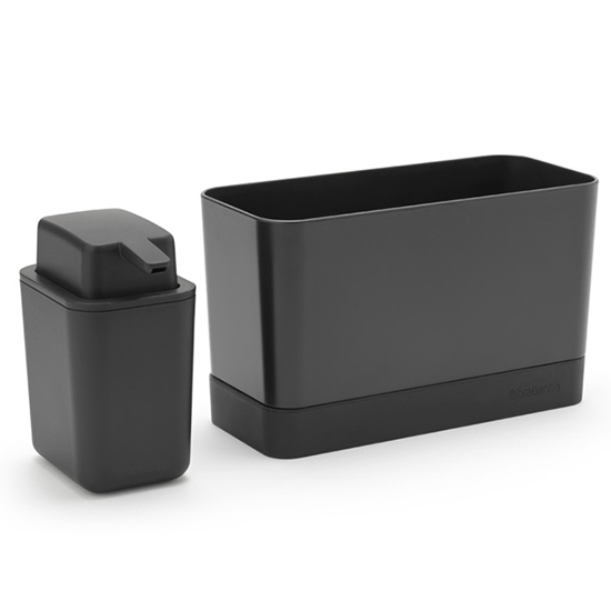 Picture of Organaizers Brabantia + ziepju dozators t.pelēks