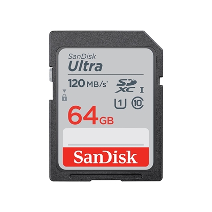 Attēls no SanDisk Ultra memory card 64 GB SDXC UHS-I Class 10