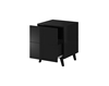 Picture of Cama bedside table REJA black gloss/black gloss