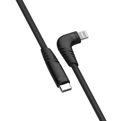 Attēls no Silicon Power cable USB-C - Lightning Boost Link Nylon 1m, gray (LK50CL)