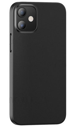 Attēls no Usams Gentle Series Ultra Thin Polypropylene Back Case for Apple iPhone 12 Pro Max Black