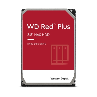 Attēls no Western Digital WD Red Plus 3.5" 12000 GB Serial ATA III
